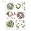 zimowe wianki*winter garlands*Wintergirlanden*guirnaldas de invierno